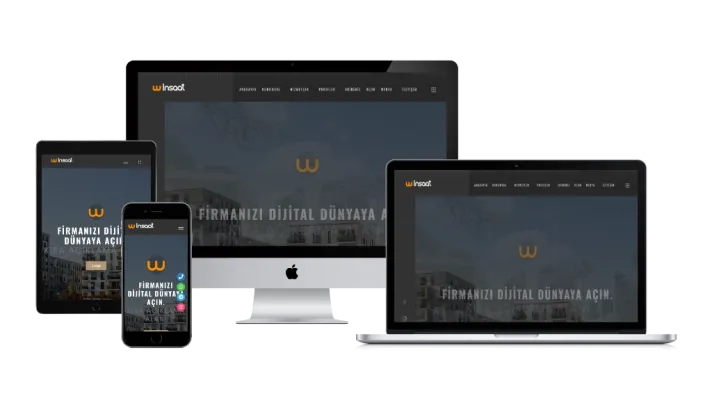 Corporate Construction Company Website Software – Project and Company Presentation System